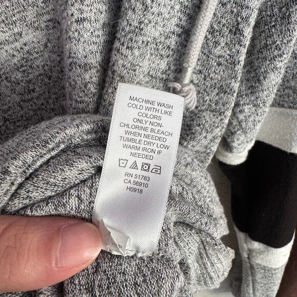 Maurices Lightweight Hoodie Size XS Gray Drawstring Long Sleeve Casual Top - Picture 8 of 12